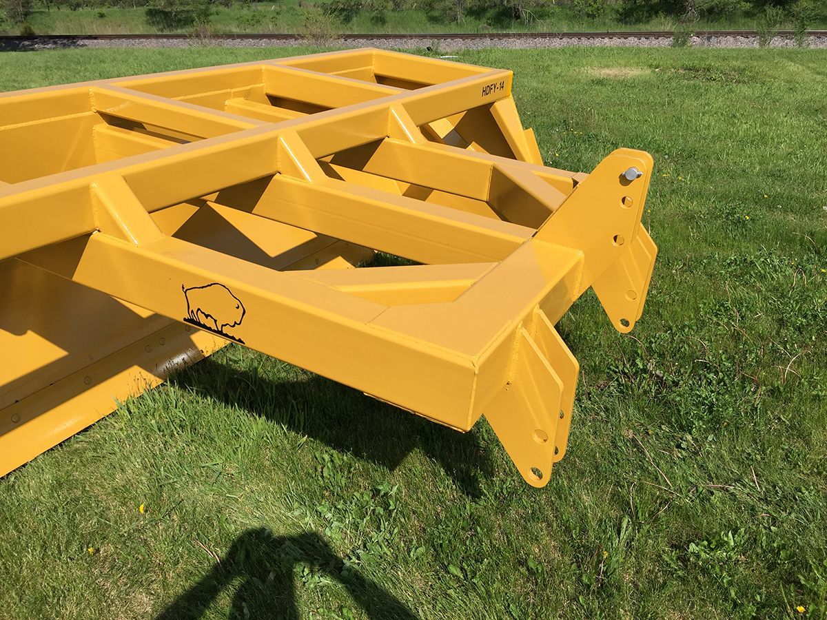 Henke Buffalo 14′ Heavy Duty Feedyard 3-Point Scraper w:Skids_4630