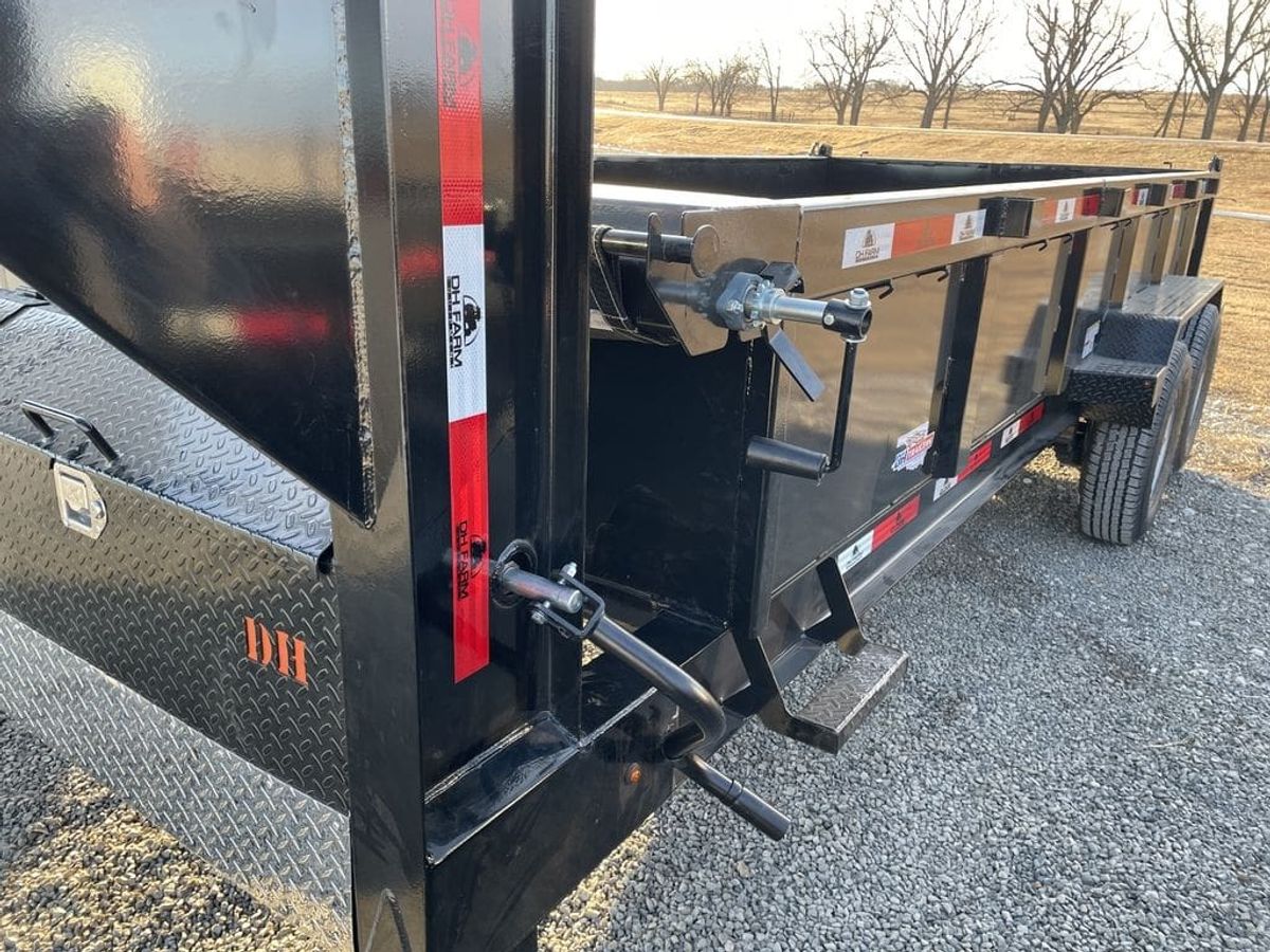 DH Trailers 16′ GN Dump Trailer_008