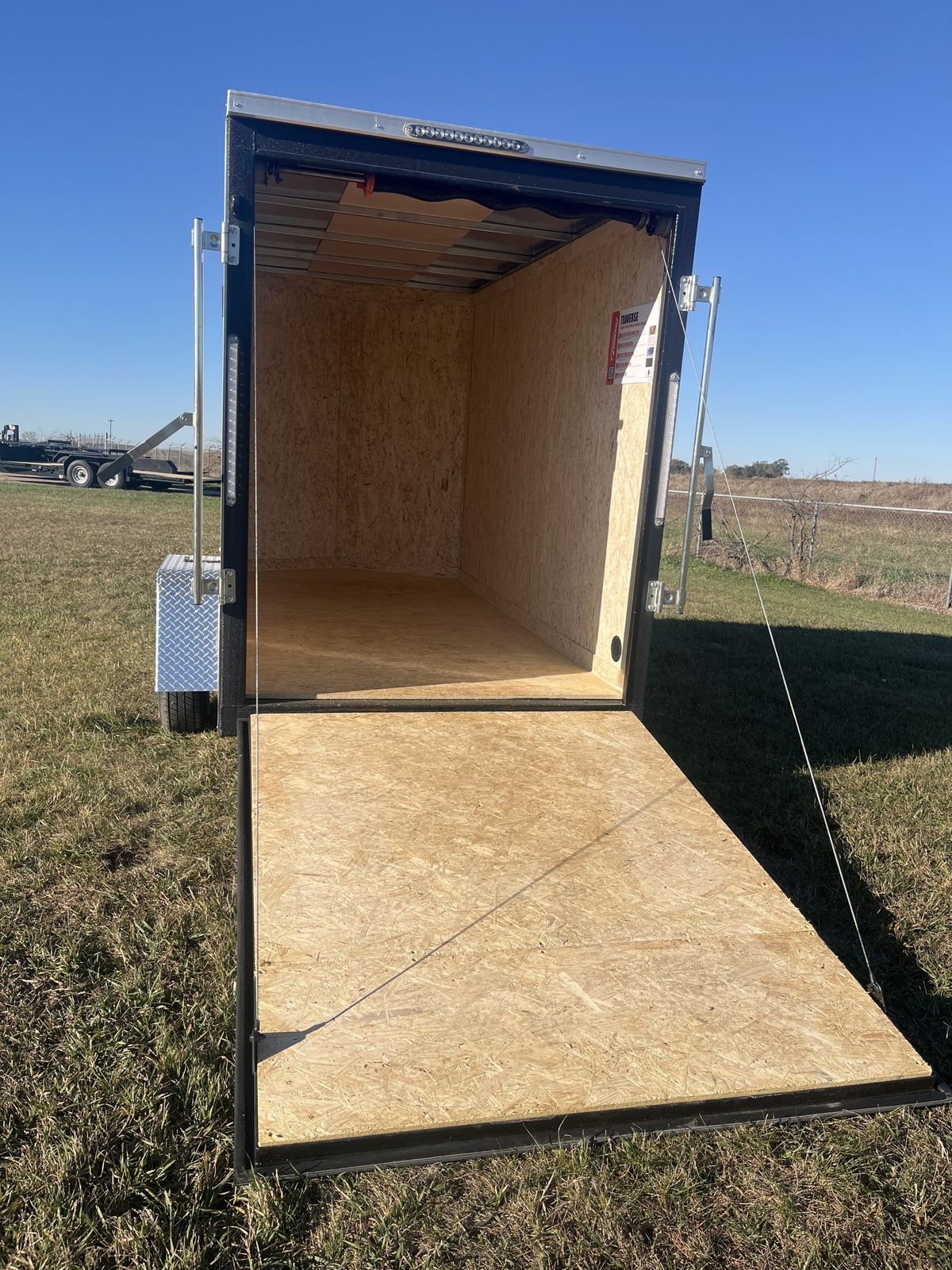 Formula 3K 10 FT Traverse Flat Top V-Nose Cargo Trailer