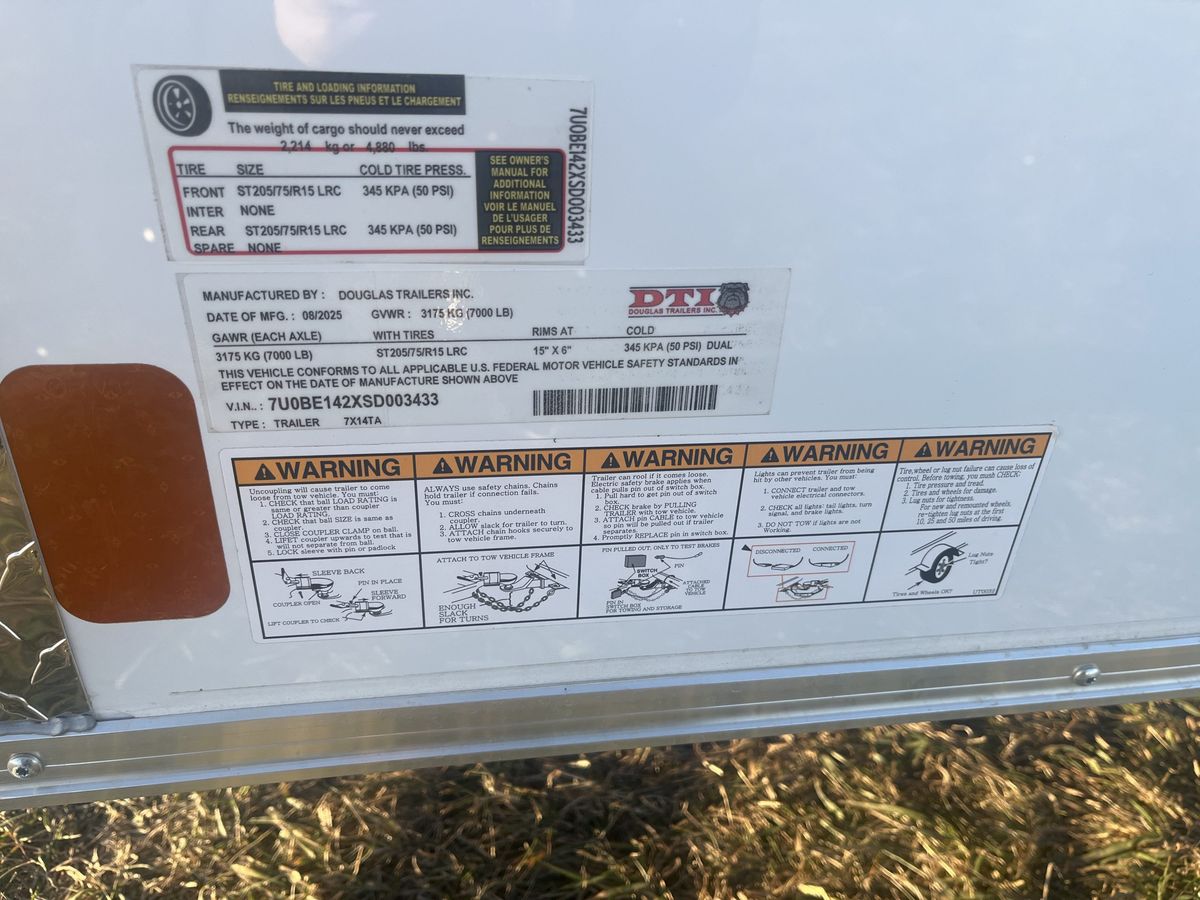 Douglas 14 FT Cargo Trailer