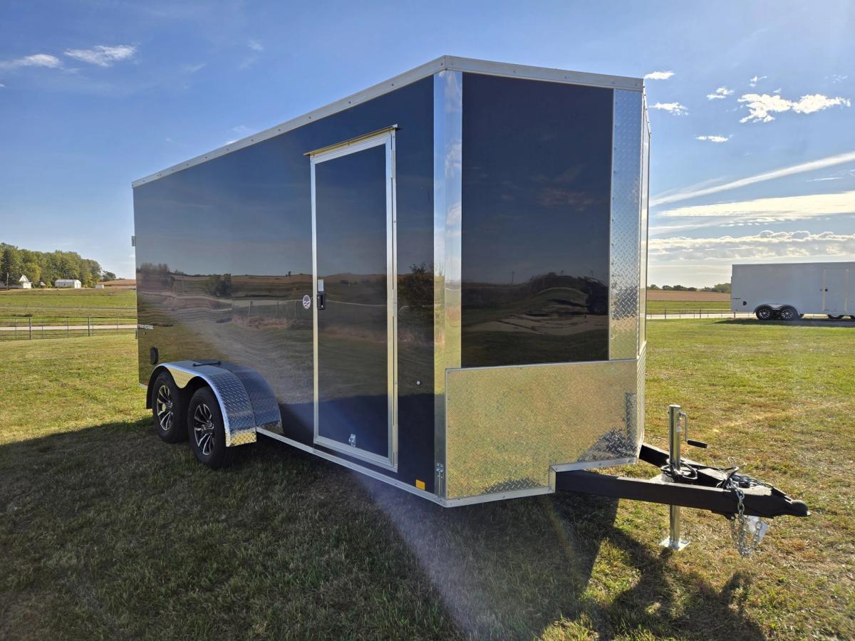 Formula 7K 16 FT Traverse Flat Top V-Nose Cargo Trailer