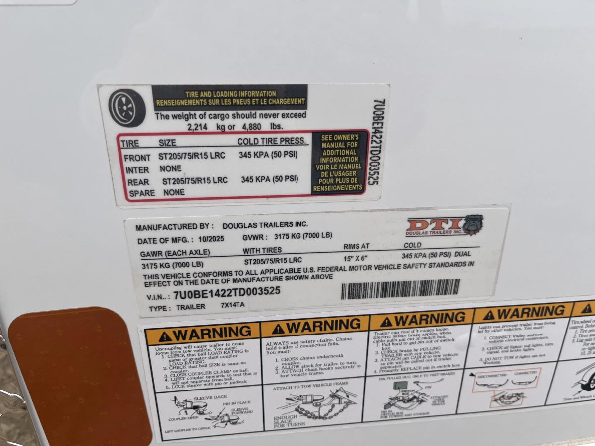Douglas 14 FT Cargo Trailer
