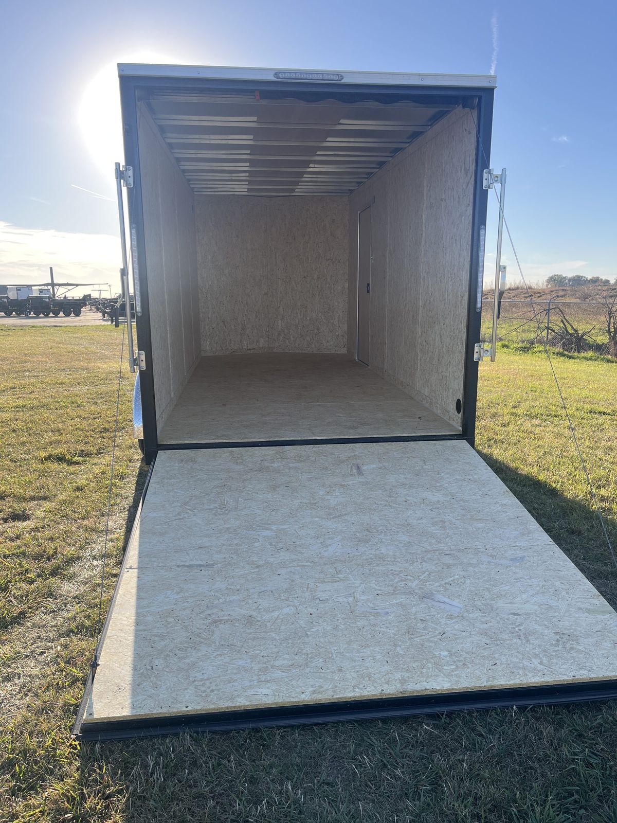 Formula 7K 16 FT Traverse Flat Top V-Nose Cargo Trailer