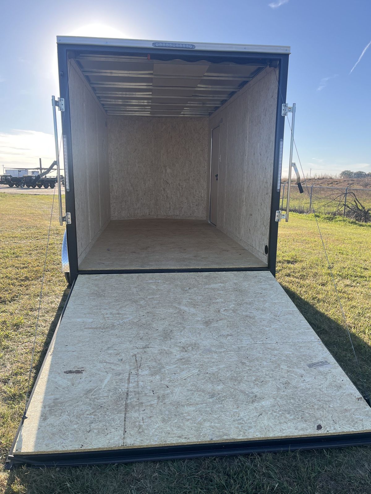 Formula 7K 14 FT Traverse Flat Top V-Nose Cargo Trailer