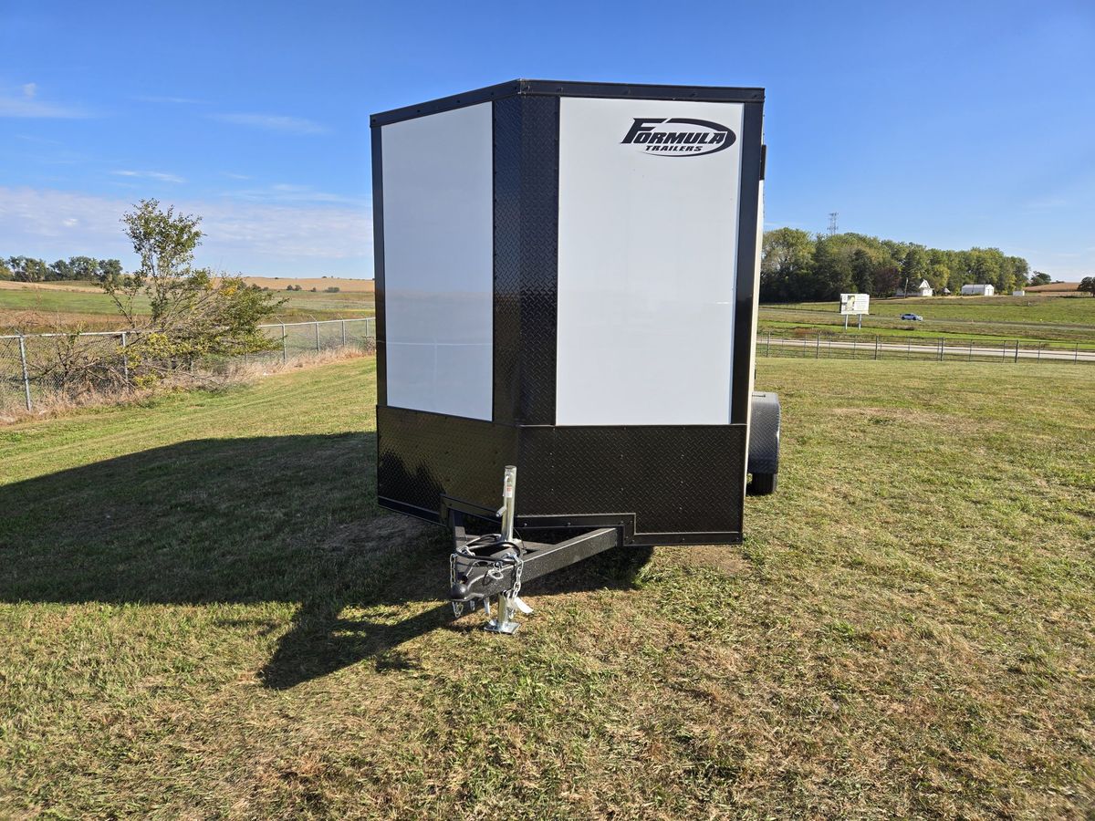 Formula 7K 16 FT Traverse Flat Top V-Nose Cargo Trailer