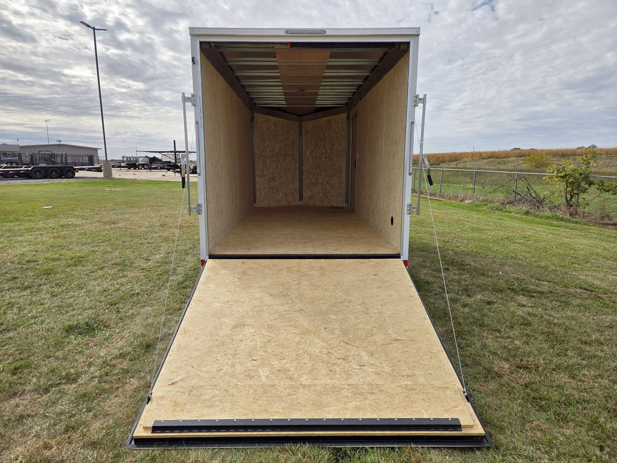 Formula 10K 16 FT Conquest Flat Top Sloped V-Nose Cargo Trailer