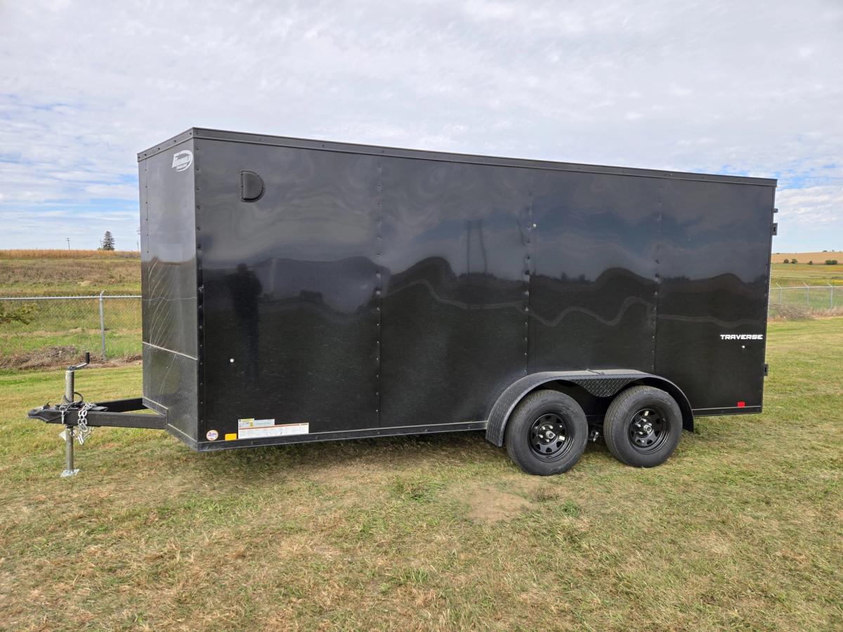 Formula 7K 16 FT Traverse Flat Top V-Nose Cargo Trailer