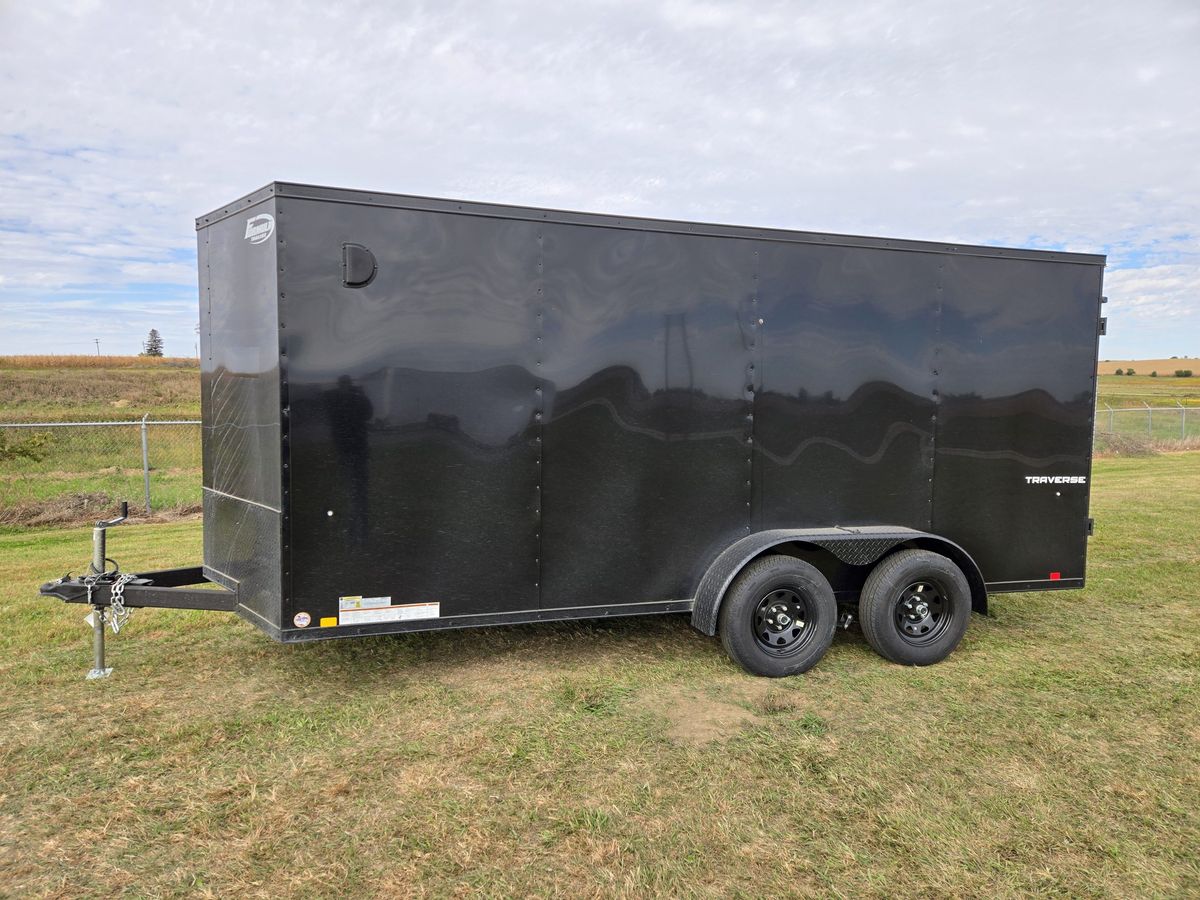 Formula 7K 16 FT Traverse Flat Top V-Nose Cargo Trailer