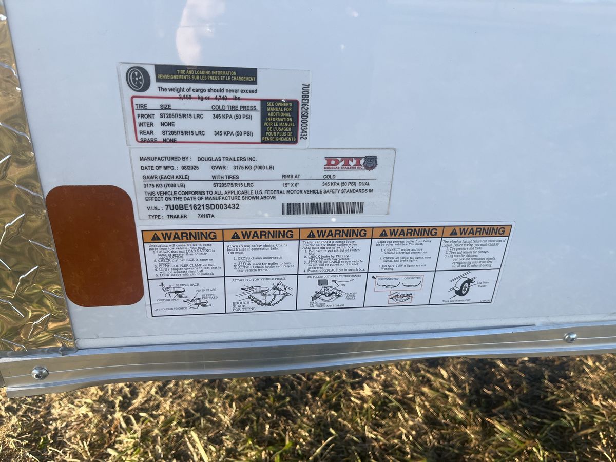 Douglas 16 FT Cargo Trailer