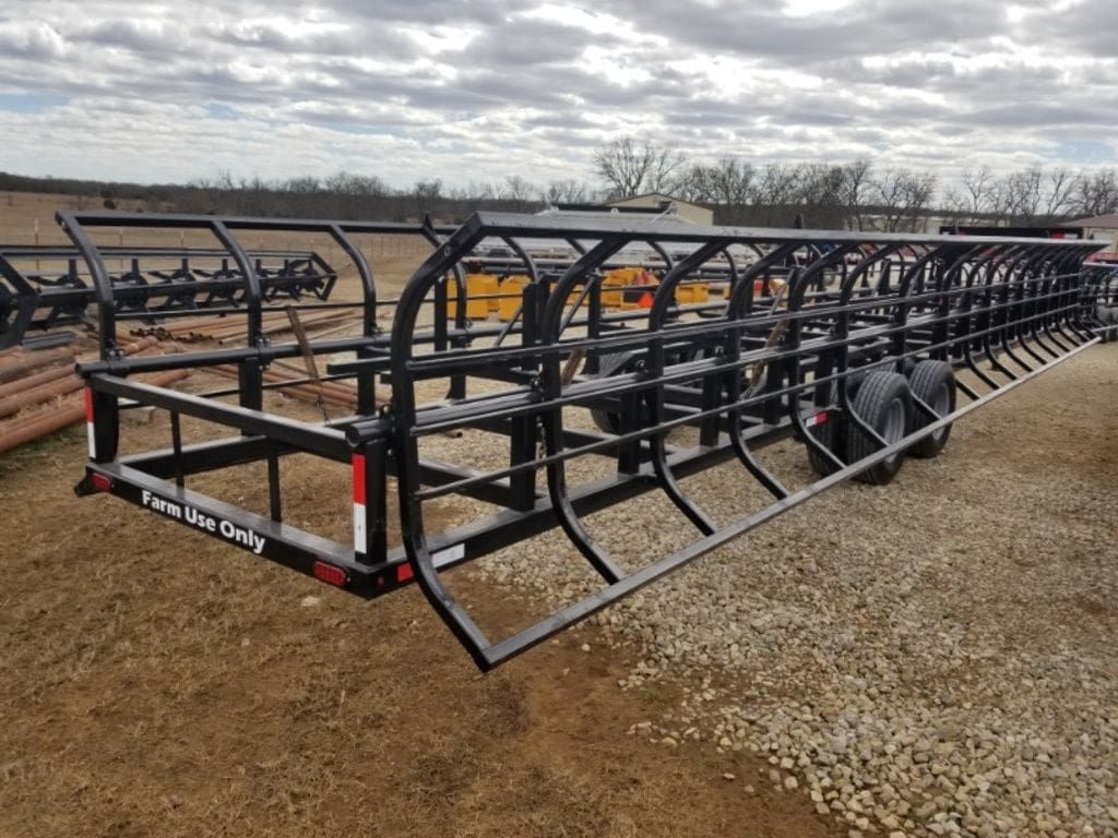 Industrias America 20X4 Manual Hay Bale Trailer_018