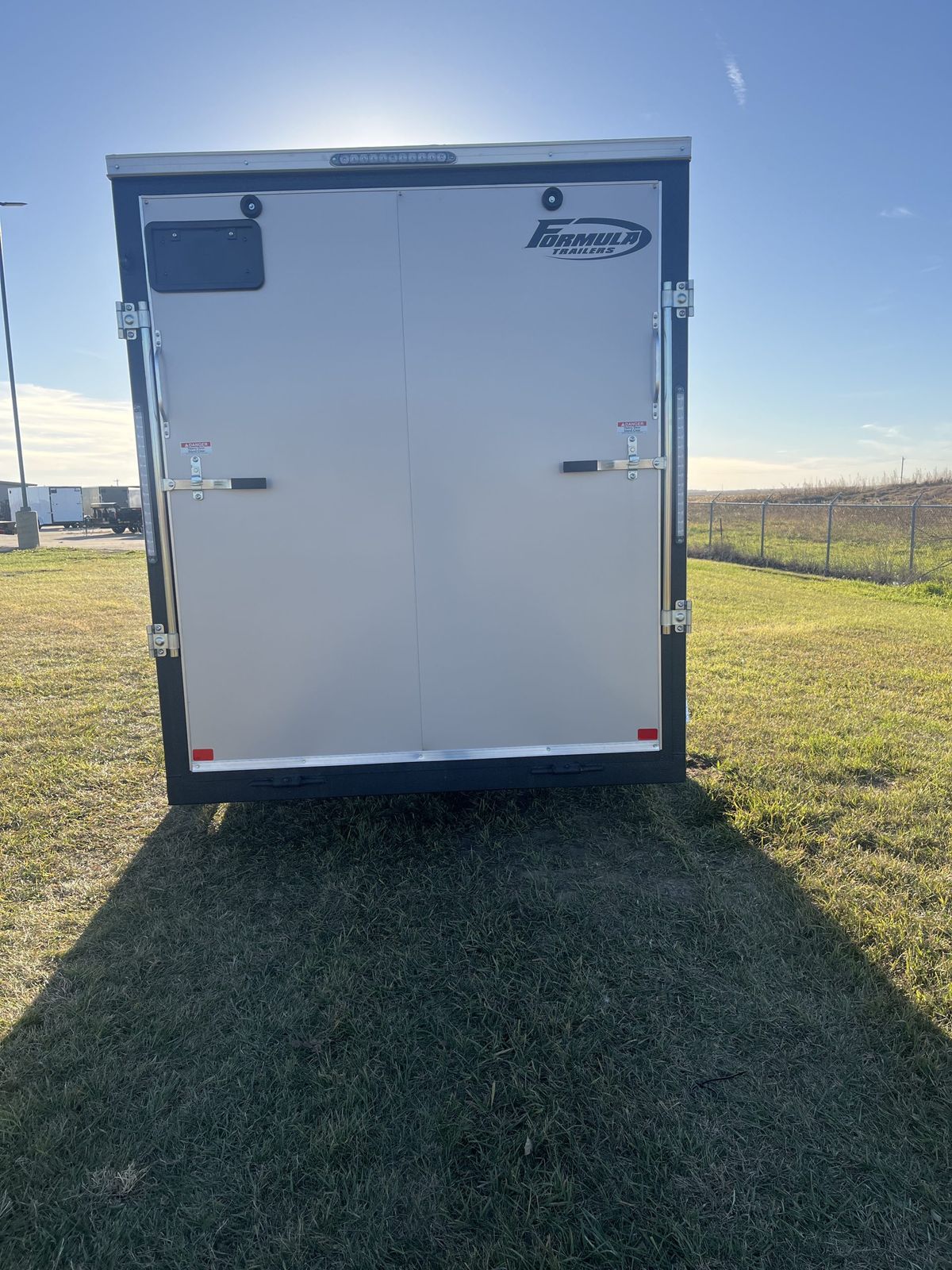 Formula 3K 12 FT Traverse Flat Top V-Nose Cargo Trailer