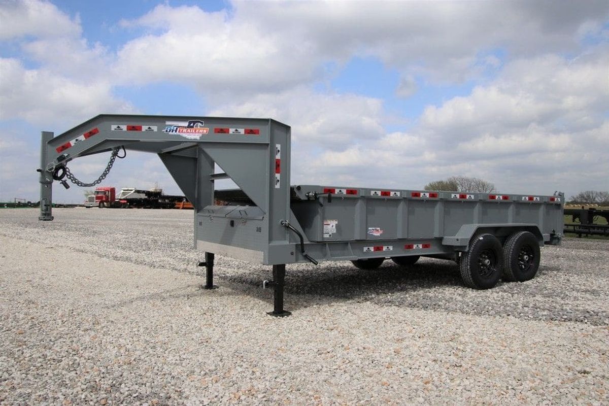 DH Trailers 16′ GN Dump Trailer_014
