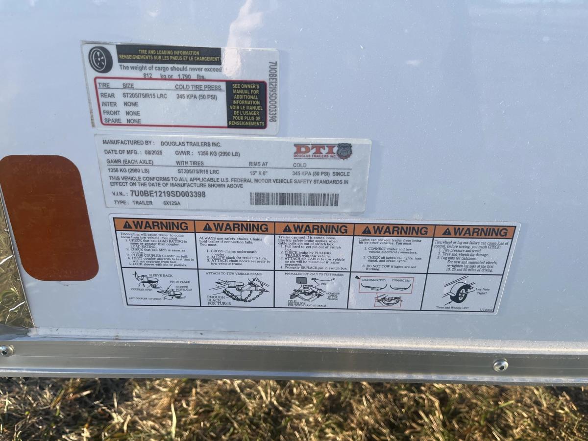 Douglas 12 FT Cargo Trailer