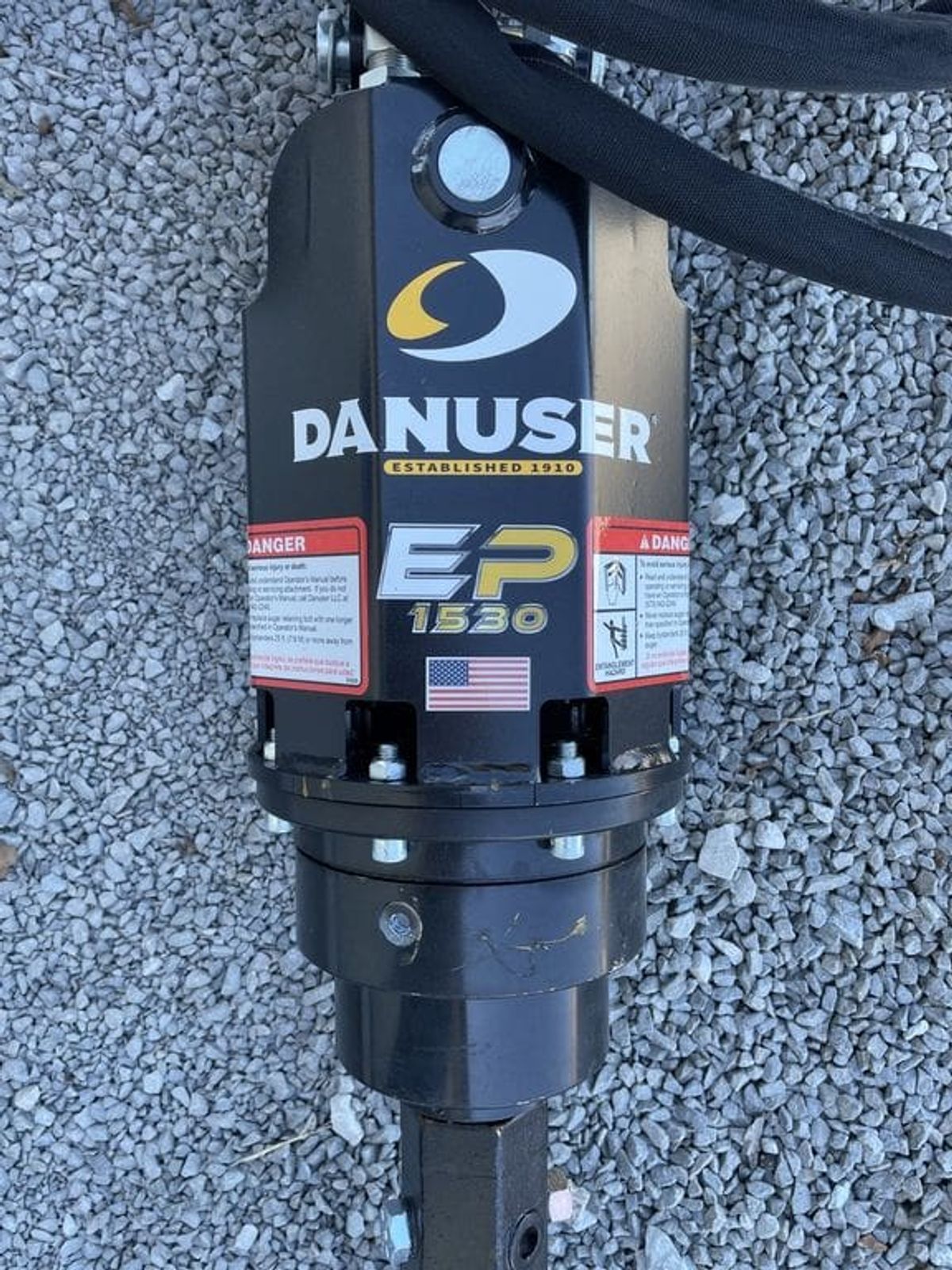 Danuser EP1530 Post Hole Digger w: 9 Auger For Skid Steer_002