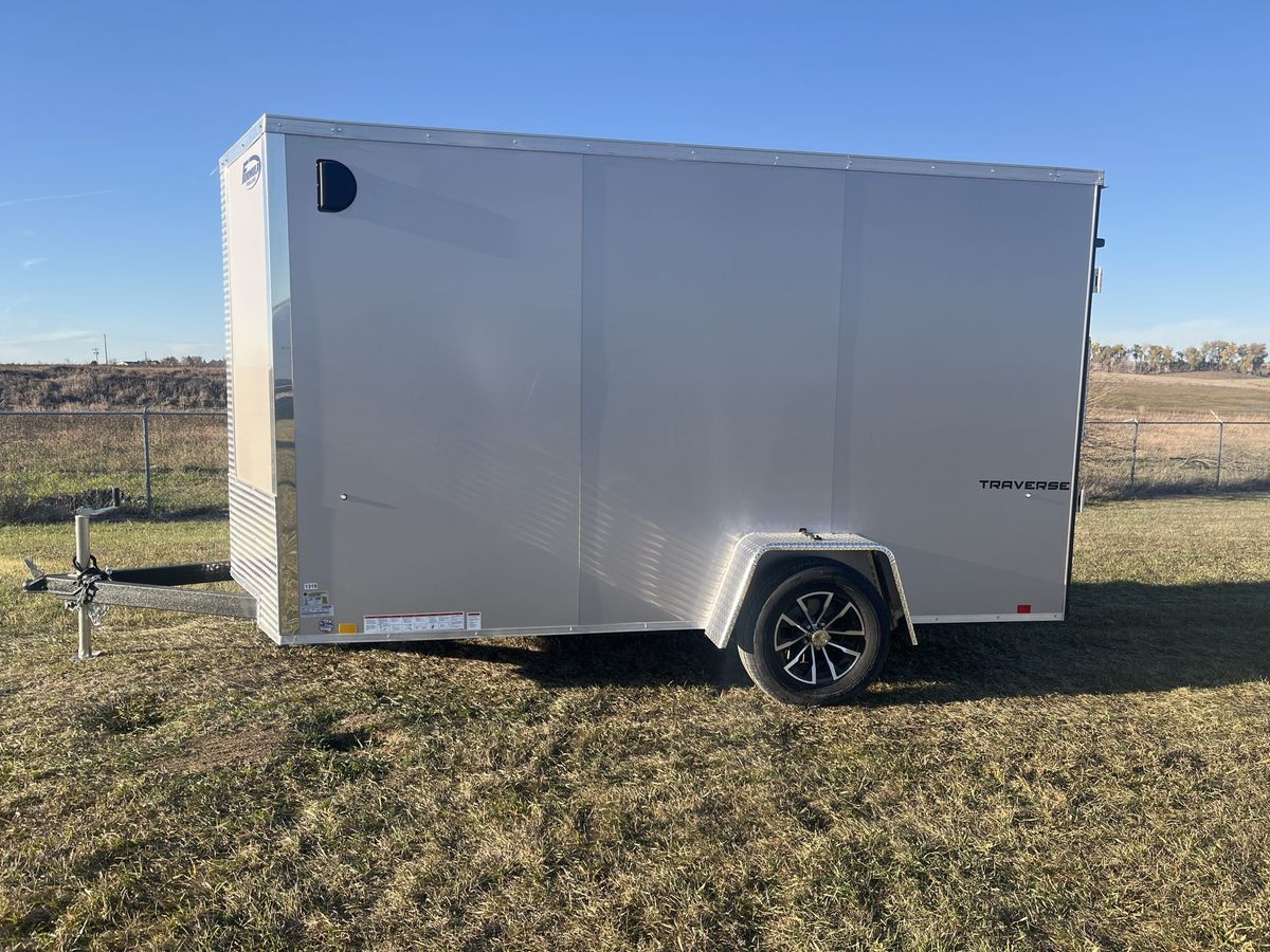 Formula 3K 12 FT Traverse Flat Top V-Nose Cargo Trailer