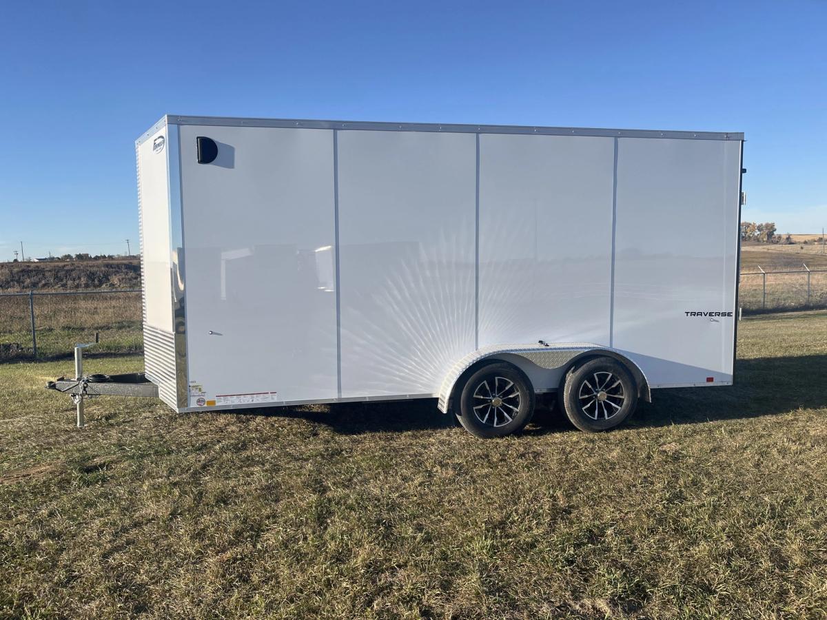 Formula 7K 16 FT Traverse Flat Top V-Nose Cargo Trailer