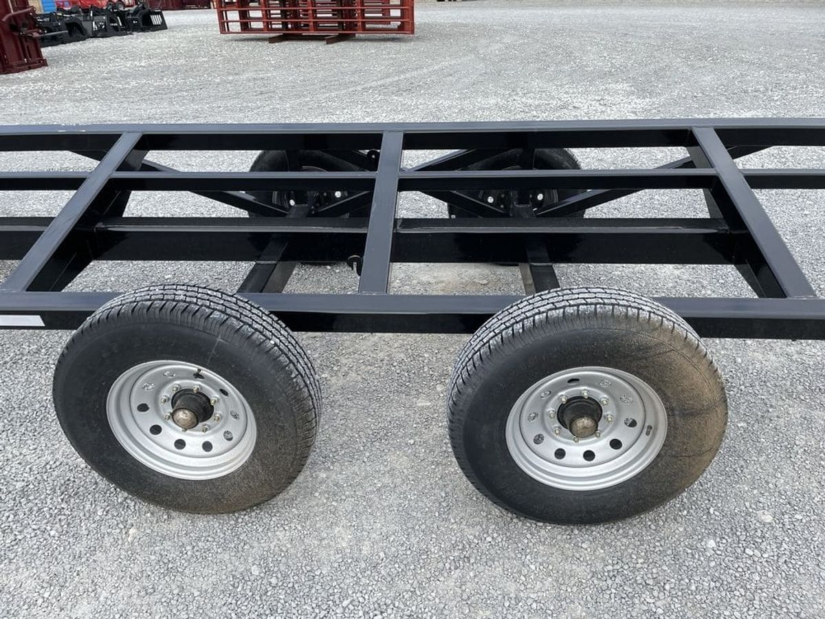 Industrias America 440 Header Hay Bale Transport Trailer_006