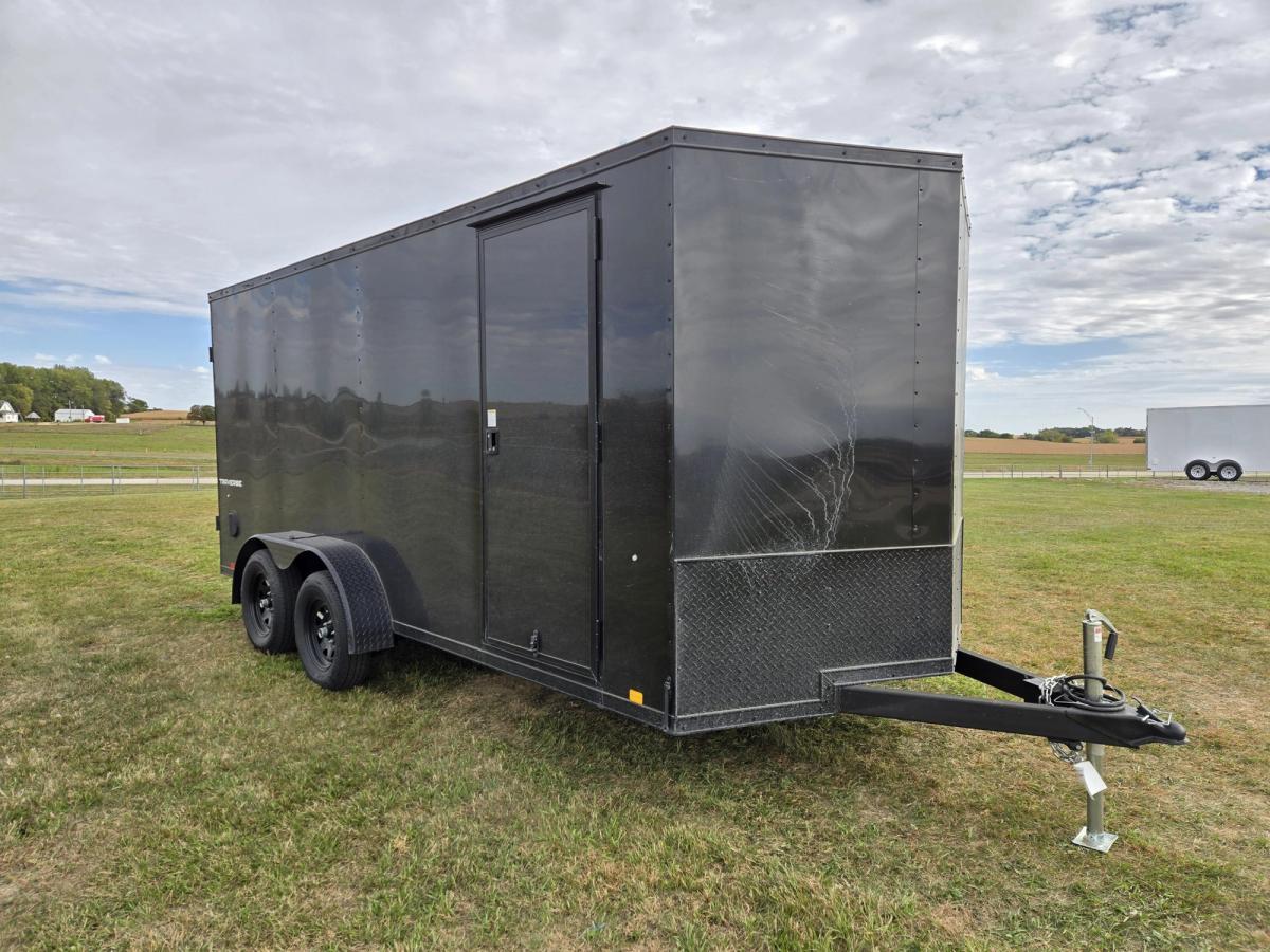 Formula 7K 16 FT Traverse Flat Top V-Nose Cargo Trailer