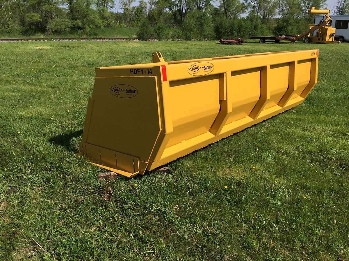 Henke Buffalo 14′ Heavy Duty Feedyard 3-Point Scraper w:Skids_4695