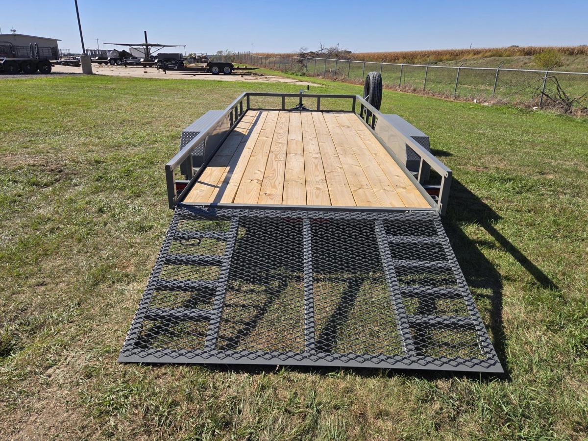 Bison 7K 16 FT Utility Trailer