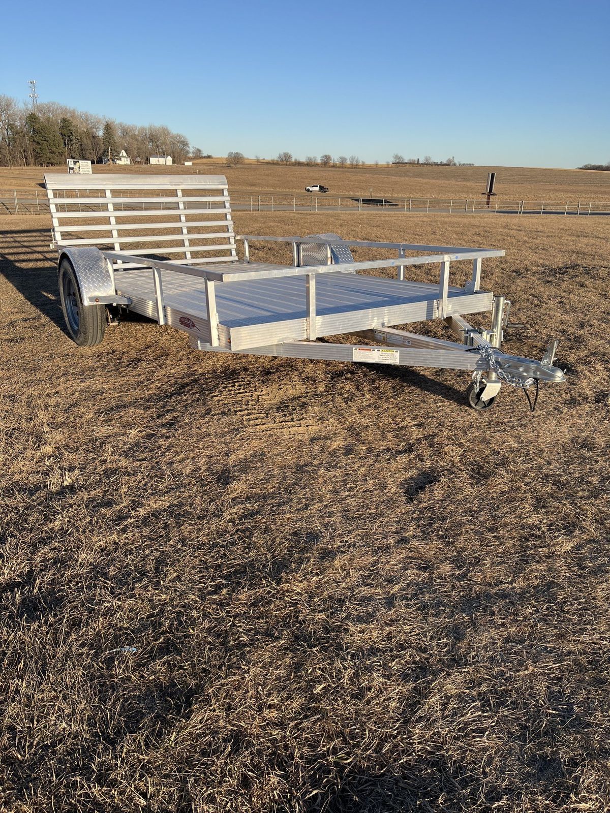 Cherokee 3.5K 12 FT Aluminum Utility Trailer