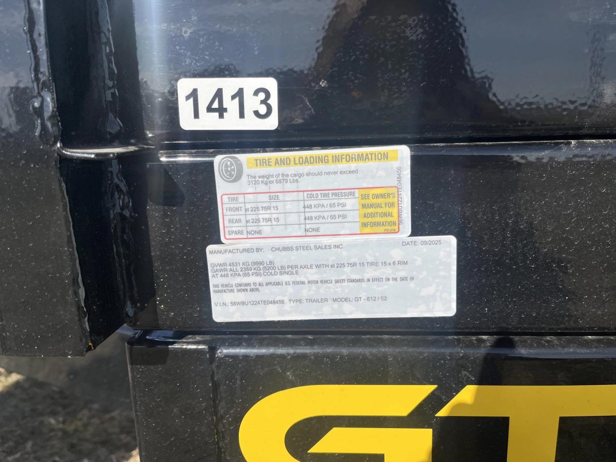 Griffin 7K 12 FT Dump Trailer