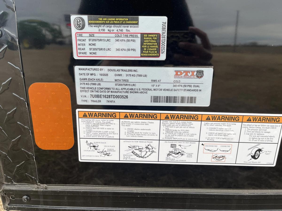 Douglas 16 FT Cargo Trailer