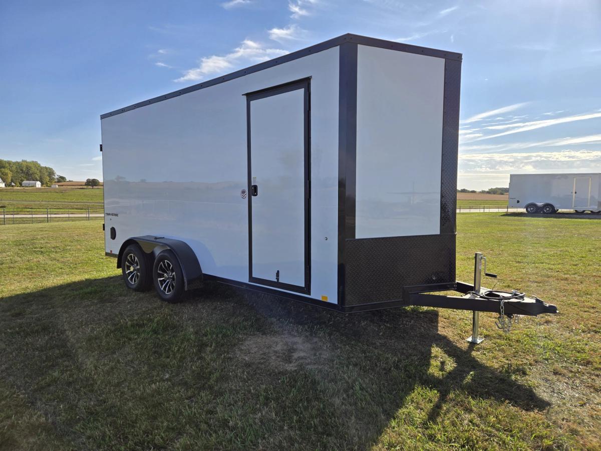 Formula 7K 16 FT Traverse Flat Top V-Nose Cargo Trailer