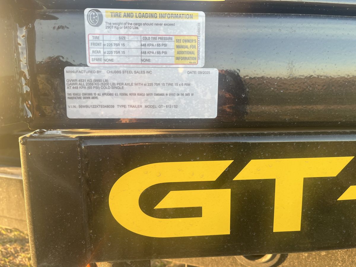 Griffin 7K 12 FT Dump Trailer