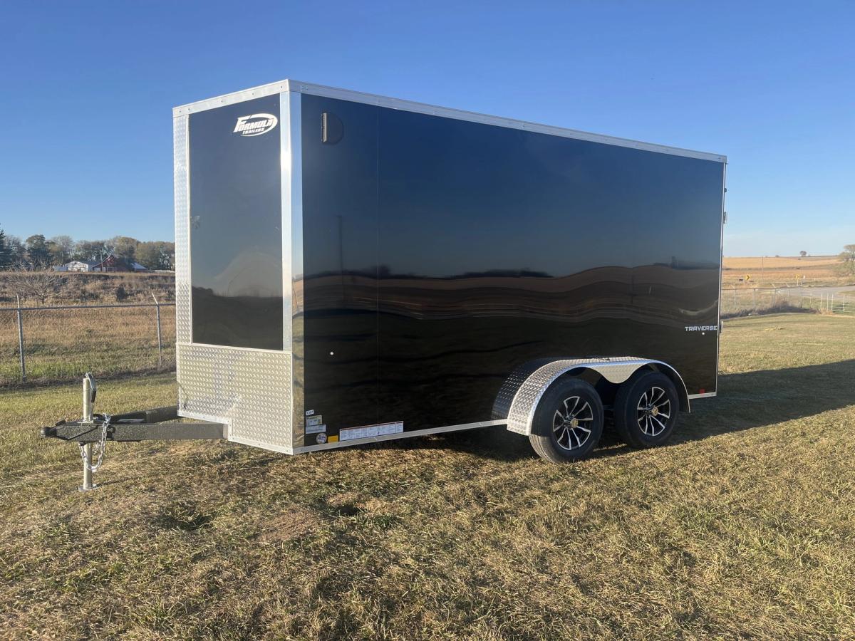 Formula 7K 14 FT Traverse Flat Top V-Nose Cargo Trailer