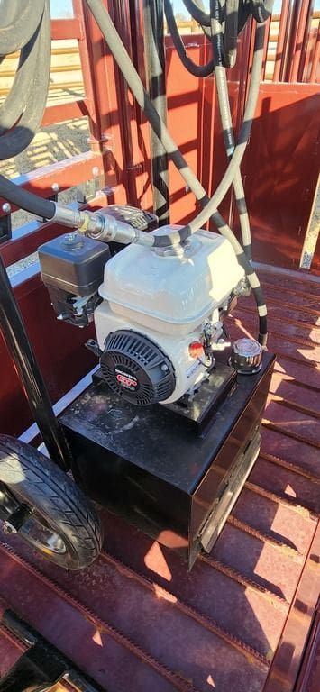 Palco Hydraulic Chute w: Palpation Cage & Alleyway_006