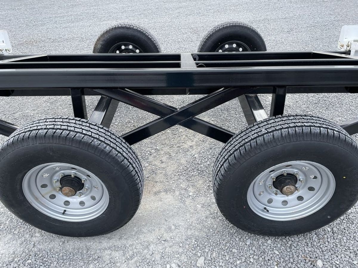 Industrias America 440 Header Hay Bale Transport Trailer_004