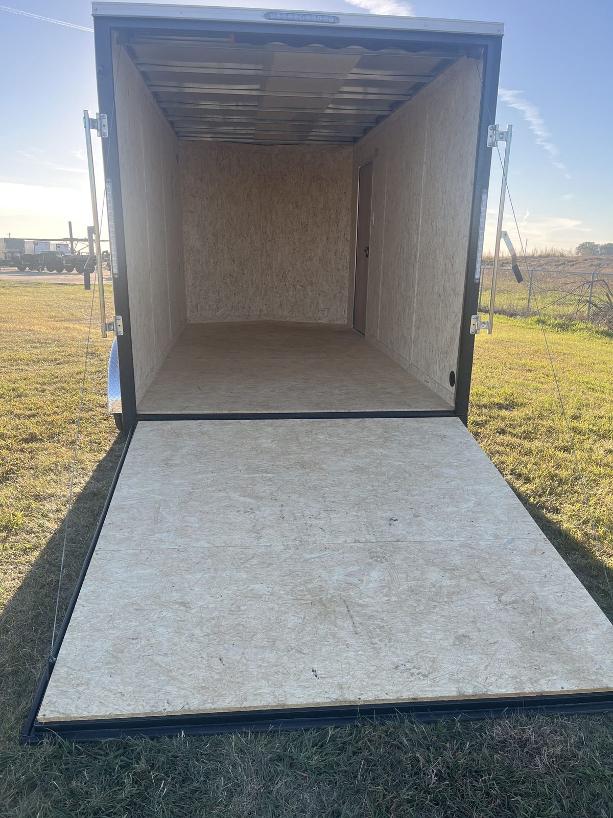 Formula 7K 14 FT Traverse Flat Top V-Nose Cargo Trailer