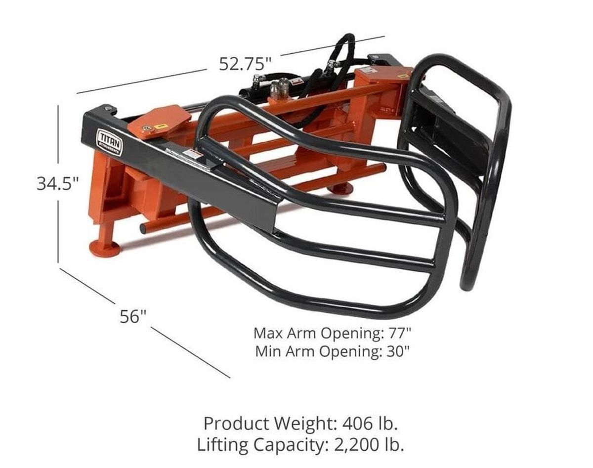 Titan Round Hay Bale Gripper