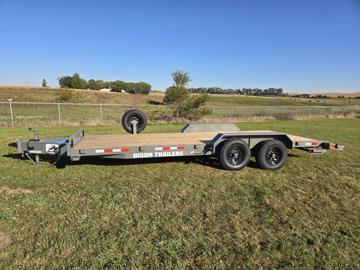 Bison 10K 20 FT Equipment Trailer
