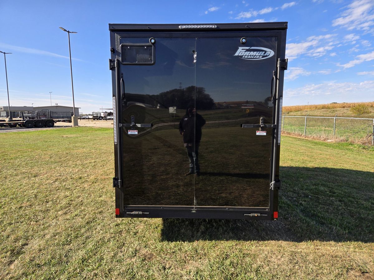 Formula 3K 12 FT Traverse Flat Top V-Nose Cargo Trailer