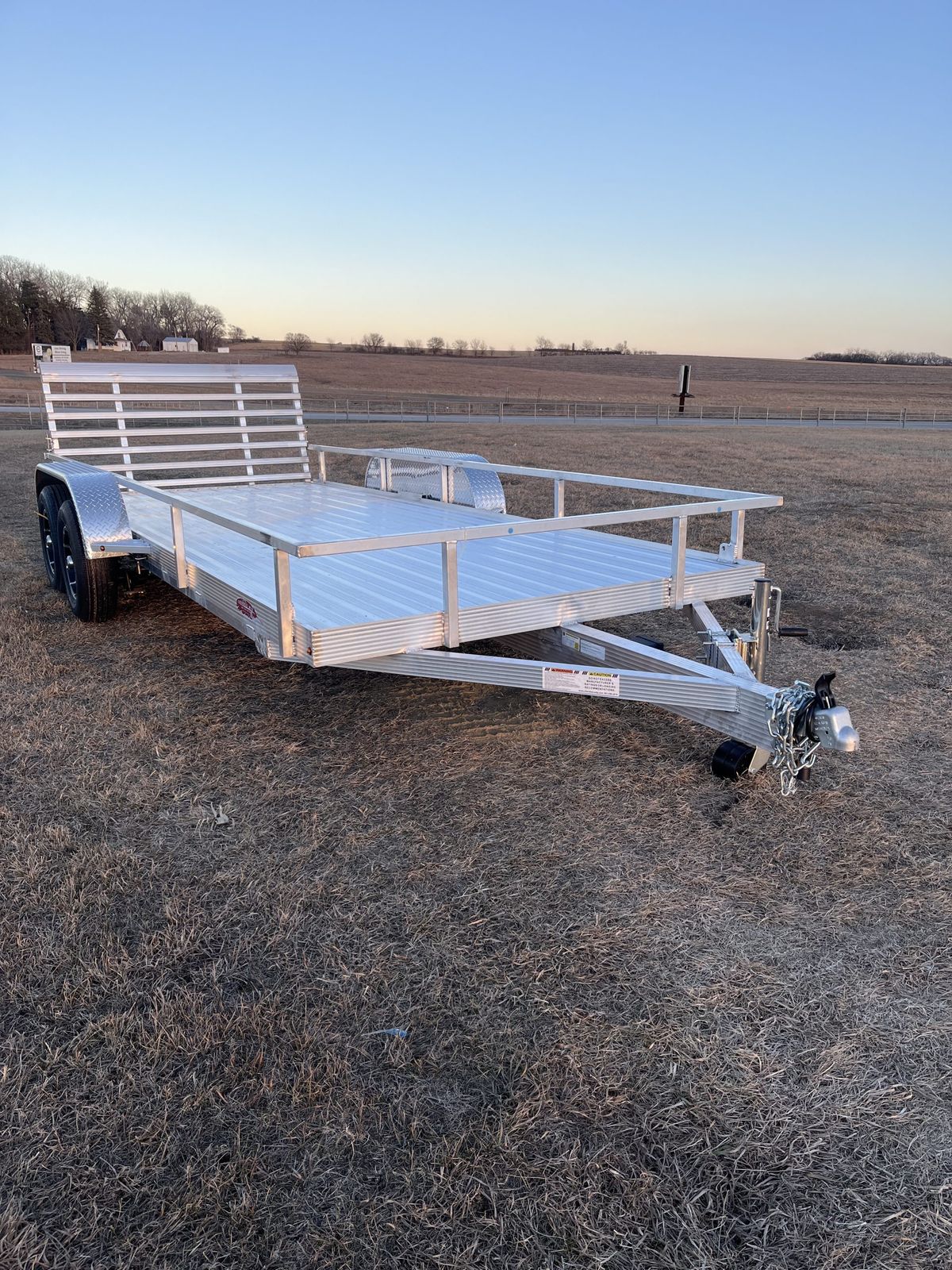 Cherokee 7K 16 FT HD Aluminum Utility Trailer