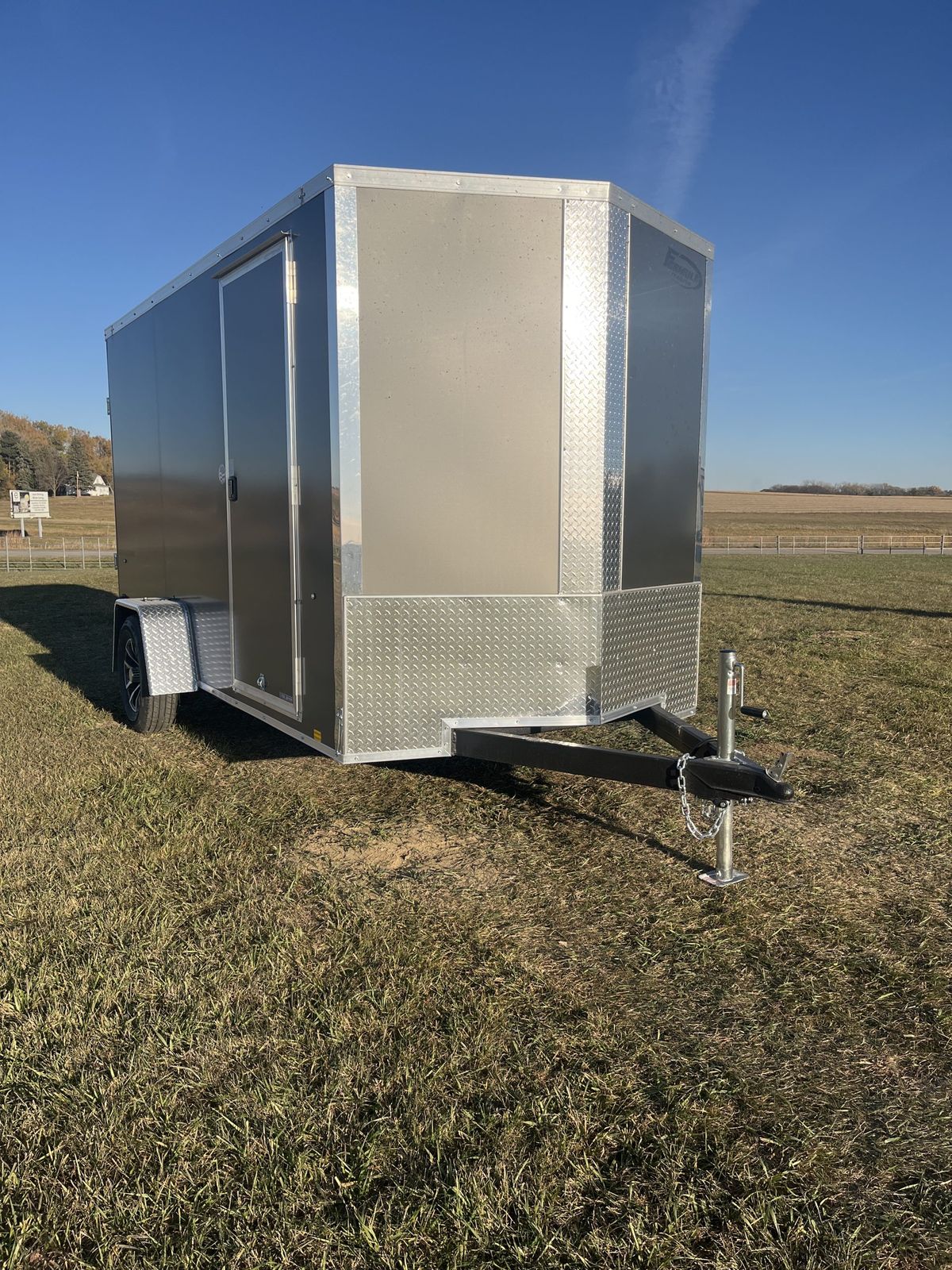 Formula 3K 12 FT Traverse Flat Top V-Nose Cargo Trailer