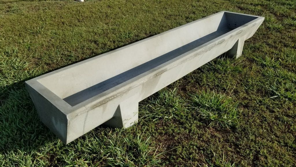 Concrete 10 FT Feed Bunk