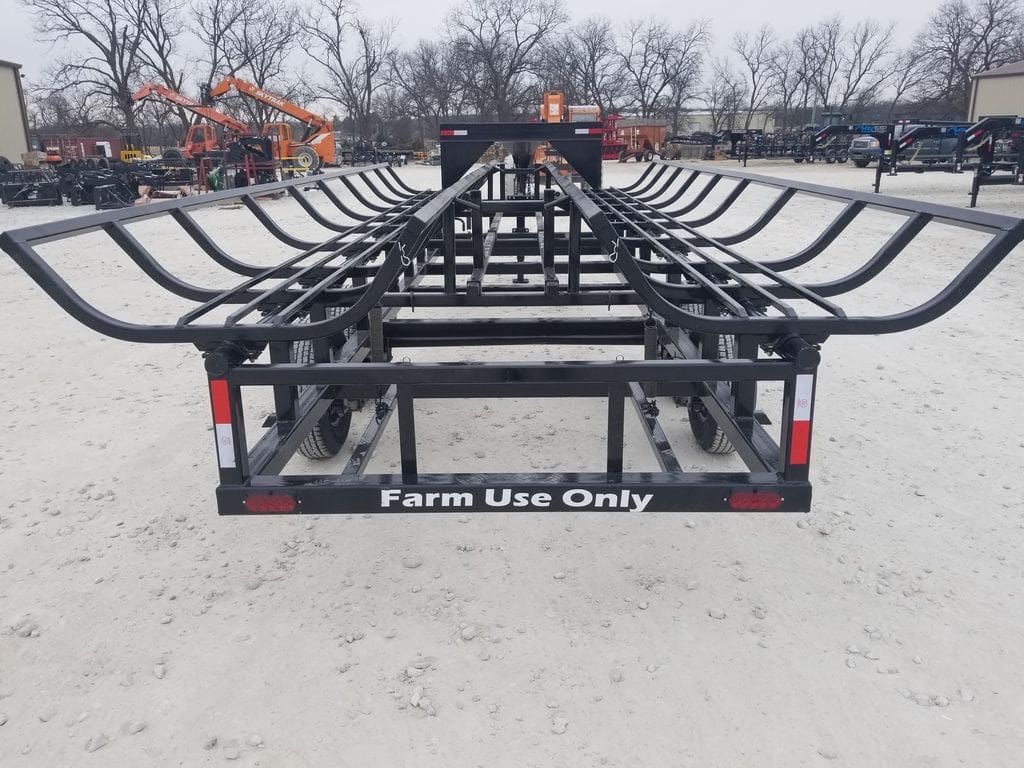 Industrias America 12X4 Double Dump Hay Trailer_005