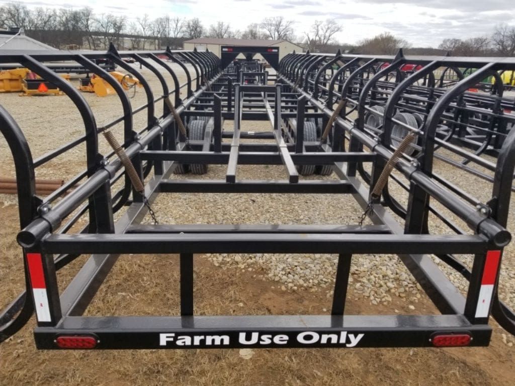 Industrias America 20X4 Manual Hay Bale Trailer_005