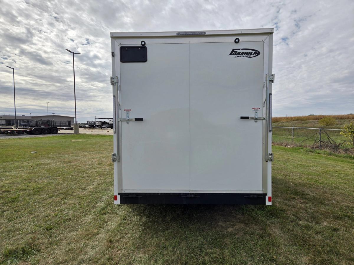 Formula 10K 16 FT Conquest Flat Top Sloped V-Nose Cargo Trailer