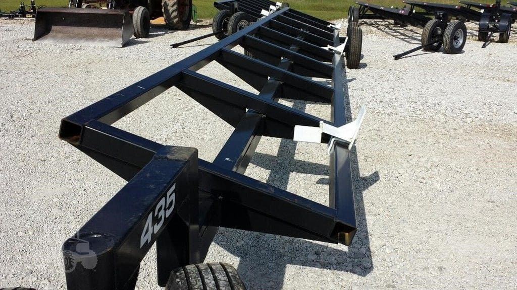 Industrias America 435 Header Hay Bale Transport Trailer_002