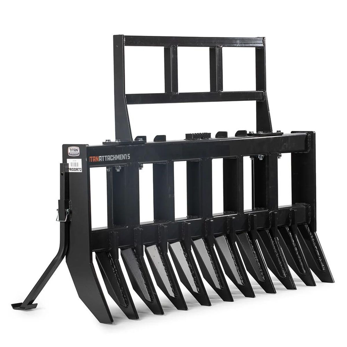 Titan 6 FT Root Rake (Skid Steer Mount)