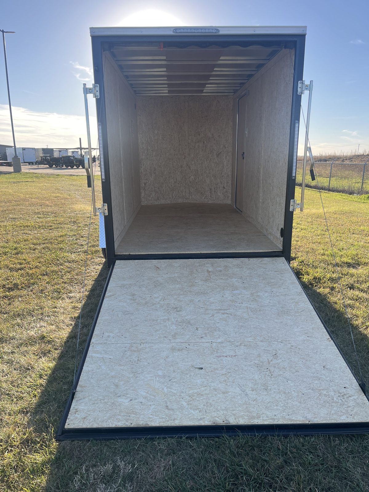 Formula 3K 12 FT Traverse Flat Top V-Nose Cargo Trailer