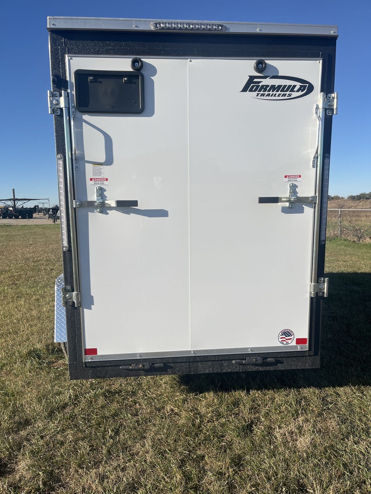Formula 3K 10 FT Traverse Flat Top V-Nose Cargo Trailer