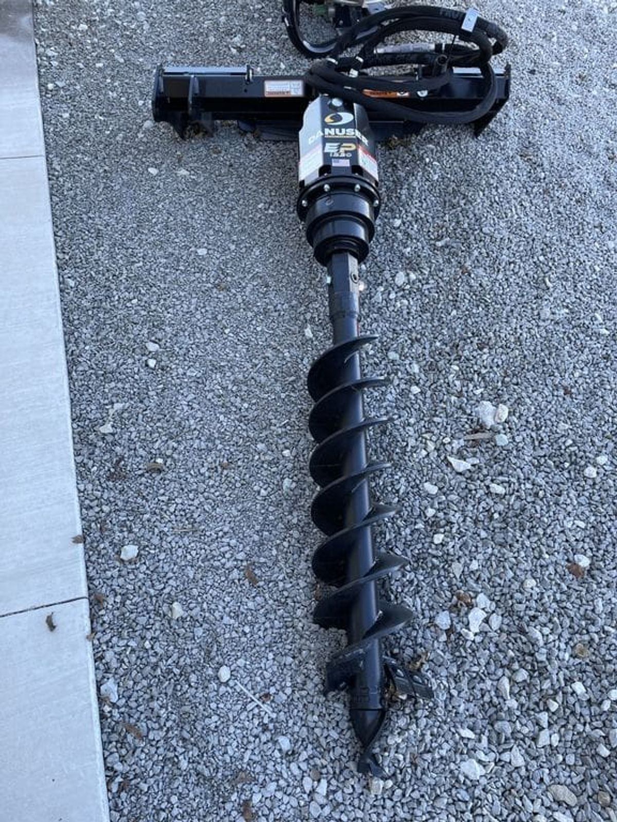 Danuser® Post Hole Digger w/ 9 Inch Auger For Skid Steer