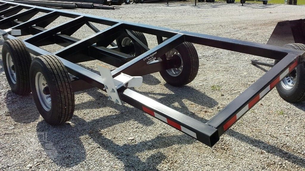 Industrias America 435 Header Hay Bale Transport Trailer_003