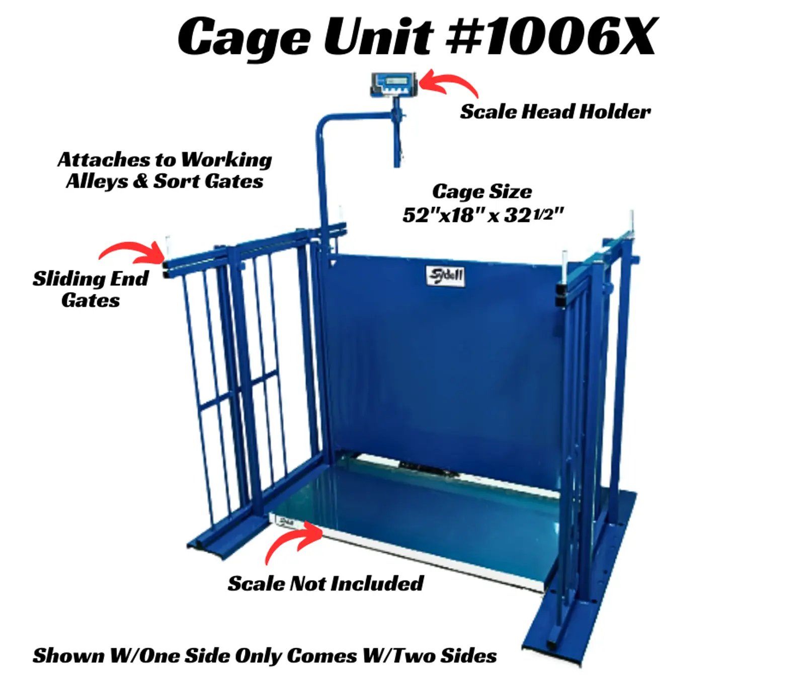 Livestock Scale Cage Unit for Sheep, Goats & Livestock