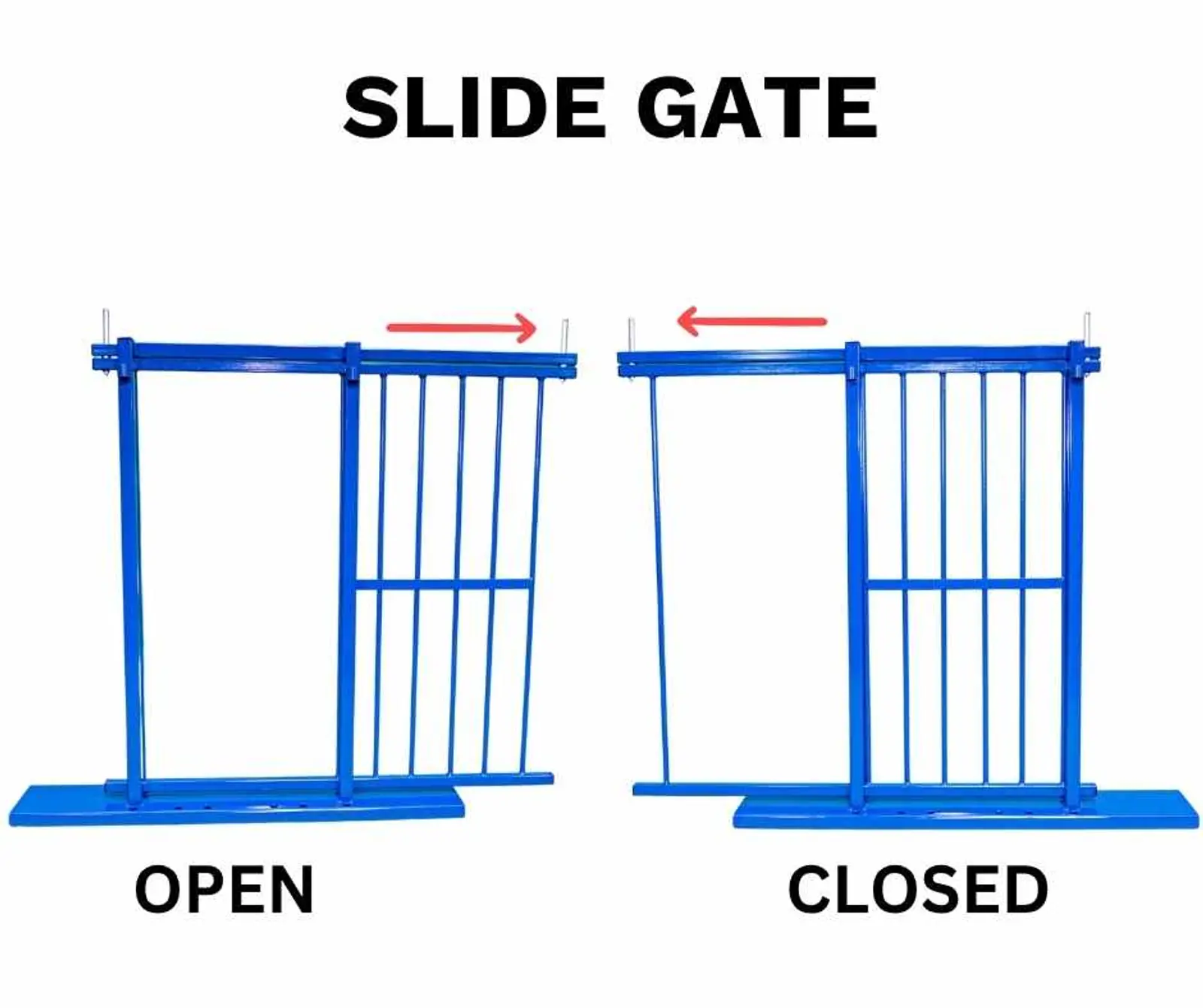 Sliding Alleyway Gate for Sheep & Goats